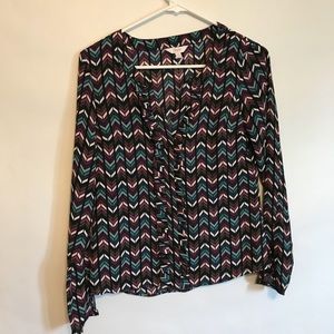 3/$25 candies button up front herringbone scoop